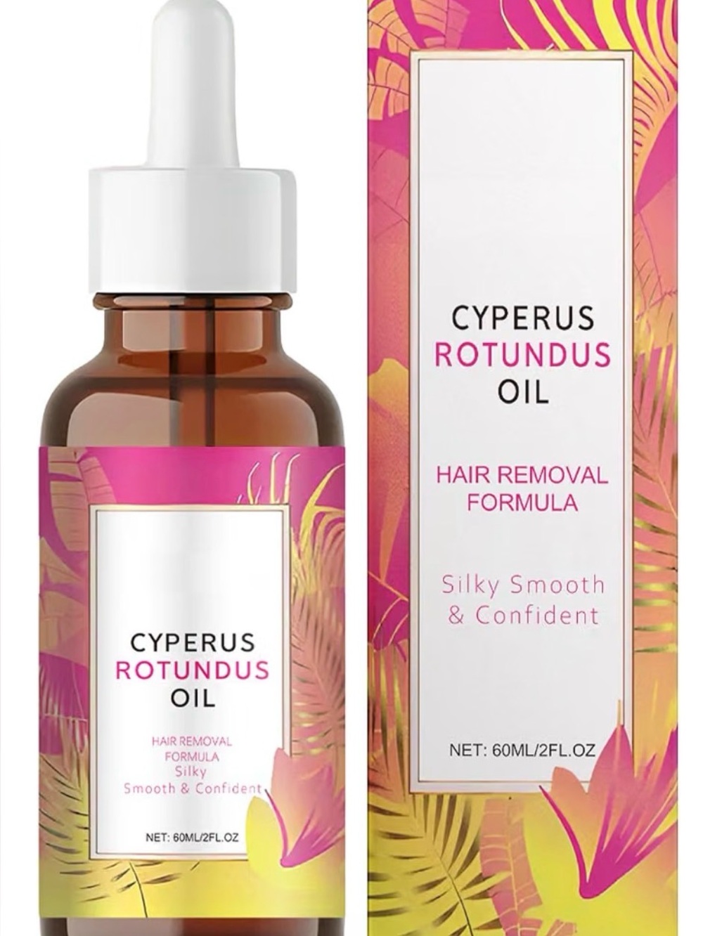 Cyperus Rotundus Oil for Hair Removal NEW Women Men 2oz Smooth Silky Skin